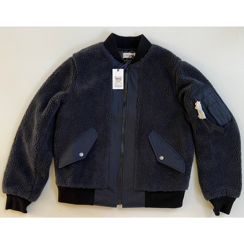 Coach Navy and Black Men's Jacket